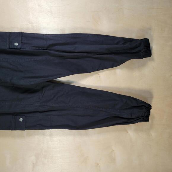 Forever 21 Black Chino Twill Cargo Jogger Pants Women Size M - Picture 10 of 10